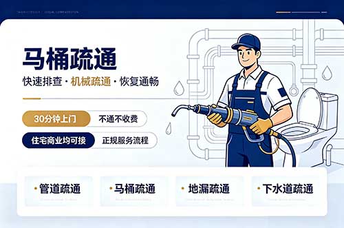 沙雅马桶疏通